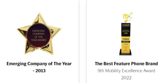 LAVA mobiles get awards 
